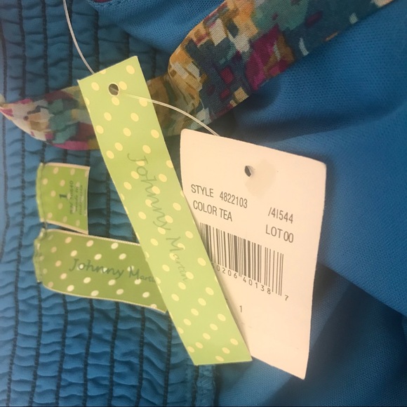 Johnny Martin Flirty Dress Sundress Cocktail Size 1 Umpire Waist - Picture 6 of 8